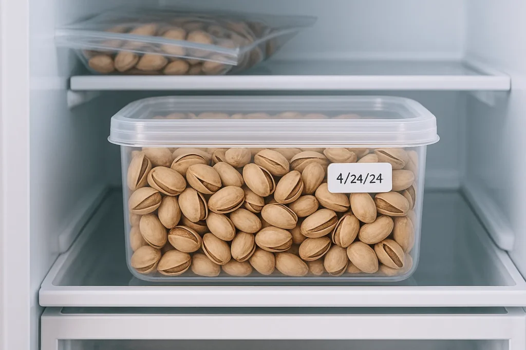 نگهداری پسته خشک