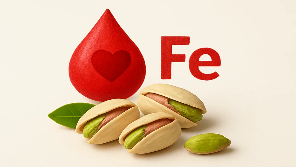 بهترین زمان مصرف پسته برای کم خونی