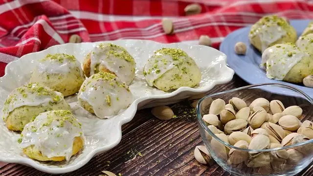 طرز تهیه کوکی پسته