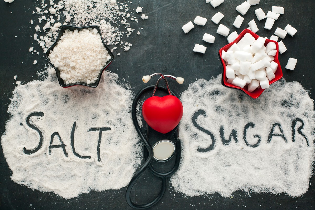حذف نمک و شکر 