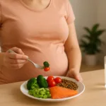 تغذیه ماه اول بارداری برای زیبایی جنین